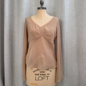 Vintage beige blouse